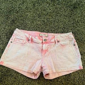 Pink shorts, barely worn